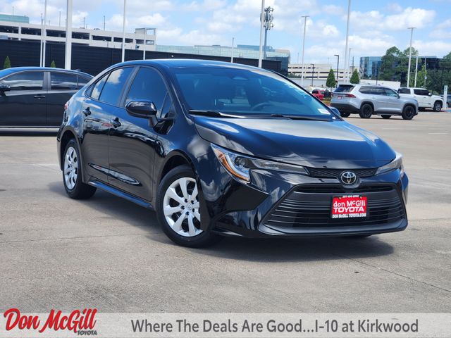 Midnight Black Metallic 2024 Toyota Corolla Sedan Front-Wheel Drive Continuously Variable Transmission