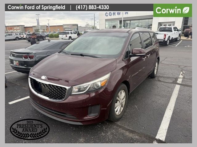 Venetian Red Pearl Metallic 2018 Kia Sedona LX Minivan Front-Wheel Drive 6-Speed Automatic