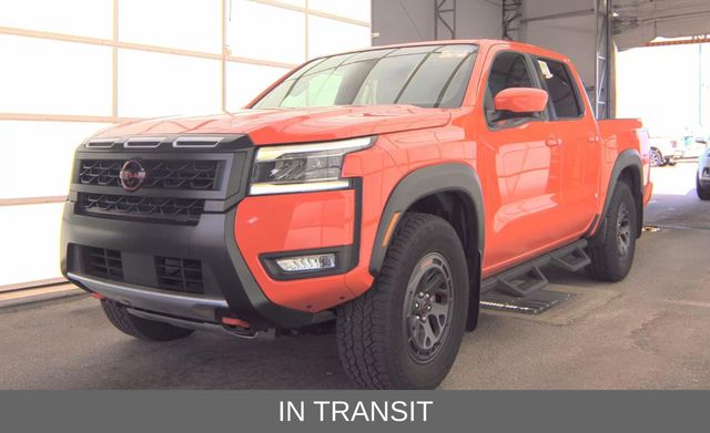 Afterburn Orange 2025 Nissan Frontier Pickup Truck Four-Wheel Drive 9-Speed Automatic Overdrive