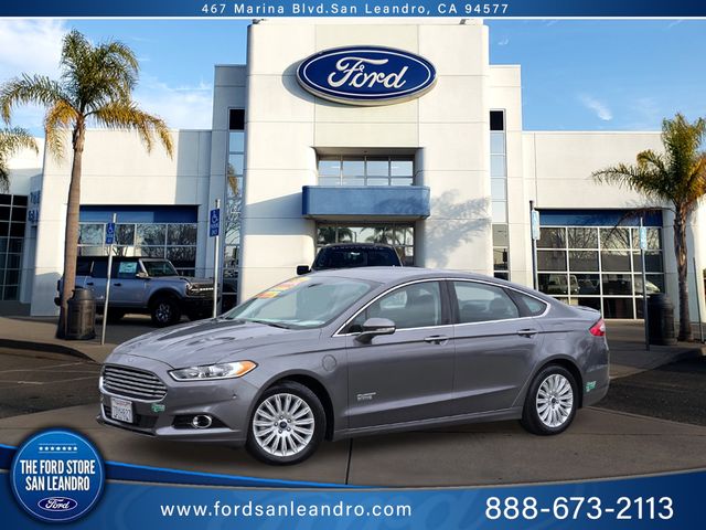 Sterling Gray Metallic 2014 Ford Fusion Energi Sedan Front-Wheel Drive Continuously Variable Transmission