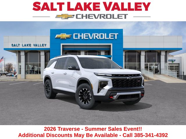 Polar White Tricoat 2026 Chevrolet Traverse Z71 AWD SUV / Crossover Four-Wheel Drive 8-Speed Automatic