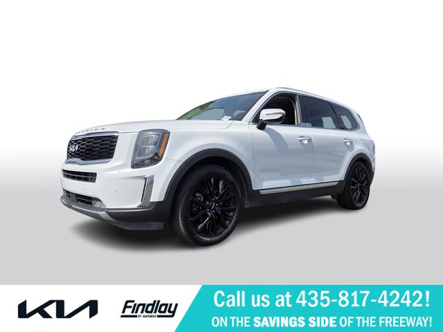 Glacial White Pearl 2022 Kia Telluride SX AWD SUV / Crossover All-Wheel Drive 8-Speed Automatic