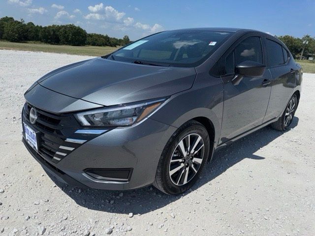 Gray (Gun Metallic) 2025 Nissan Versa Sedan Front-Wheel Drive Continuously Variable Transmission