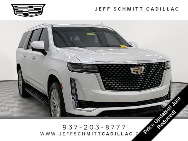 Crystal White Tricoat 2024 Cadillac Escalade ESV SUV / Crossover Four-Wheel Drive Automatic