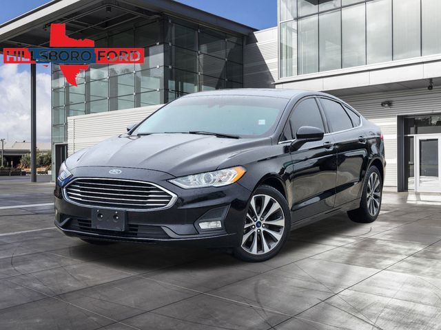 2020 Agate Black Metallic Ford Fusion SE AWD Sedan