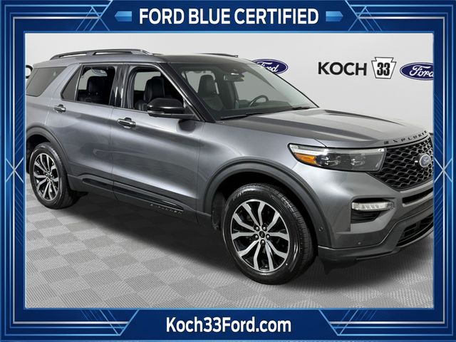 Gray Metallic 2021 Ford Explorer SUV / Crossover All-Wheel Drive Automatic
