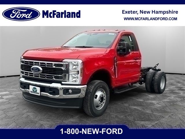 Bright Red/Vermillion Red 2026 Ford F-350 Super Duty Chassis Pickup Truck Four-Wheel Drive Automatic