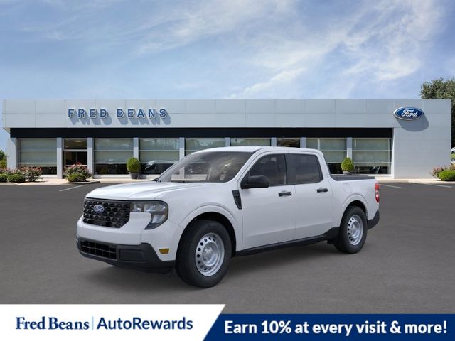 White 2026 Ford Maverick XL SuperCrew AWD Pickup Truck All-Wheel Drive Continuously Variable Transmission