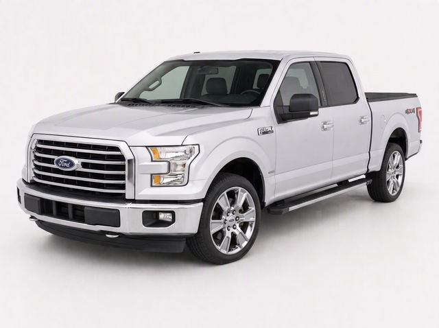 Ingot Silver 2017 Ford F-150 Pickup Truck Four-Wheel Drive Automatic