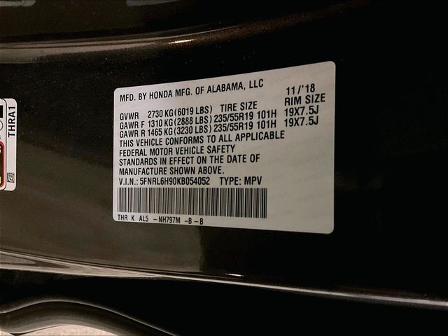 2019 Honda Odyssey Elite  at Carlisle Cadillac Buick GMC