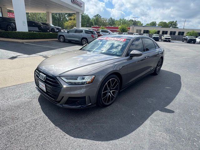 Gray 2020 Audi A8 L quattro 60 TFSI Sedan All-Wheel Drive 8-Speed Automatic