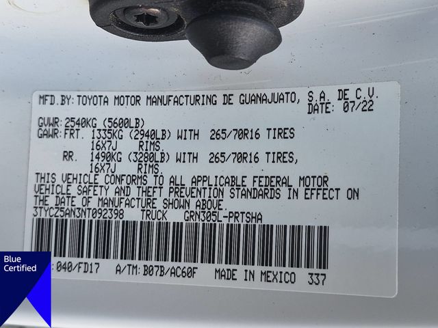 Used 2022 White Toyota TRD Off-Road image 37