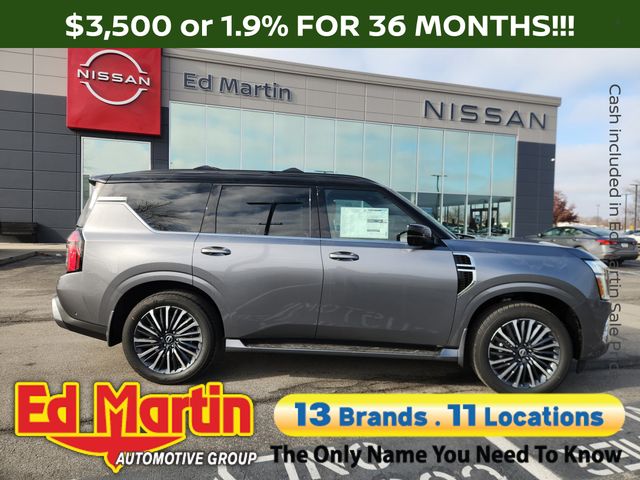 Gray (Gun Metallic) 2026 Nissan Armada SUV / Crossover Four-Wheel Drive 9-Speed Automatic