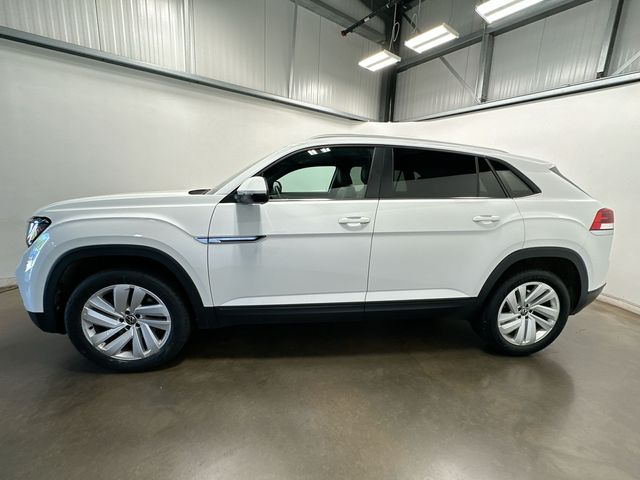 2023 Volkswagen Atlas Cross Sport 3.6L V6 SE w/Technology White at Sutliff Volkswagen