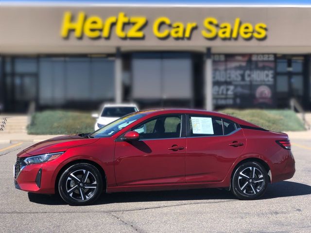 Red (Scarlet Ember Tintcoat) 2024 Nissan Sentra SV FWD Sedan Front-Wheel Drive Continuously Variable Transmission