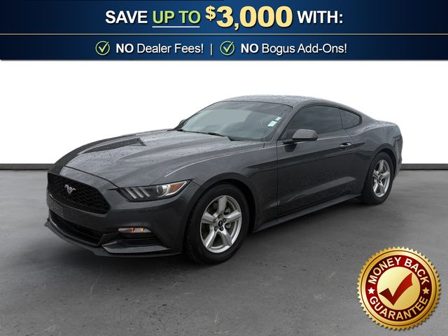 Gray (Magnetic) 2017 Ford Mustang V6 Coupe RWD Coupe Rear-Wheel Drive 6-Speed Automatic