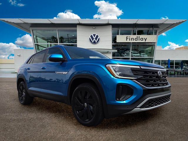 Kingfisher Blue Metallic 2024 Volkswagen Atlas Cross Sport SUV / Crossover Front-Wheel Drive 8-Speed Automatic
