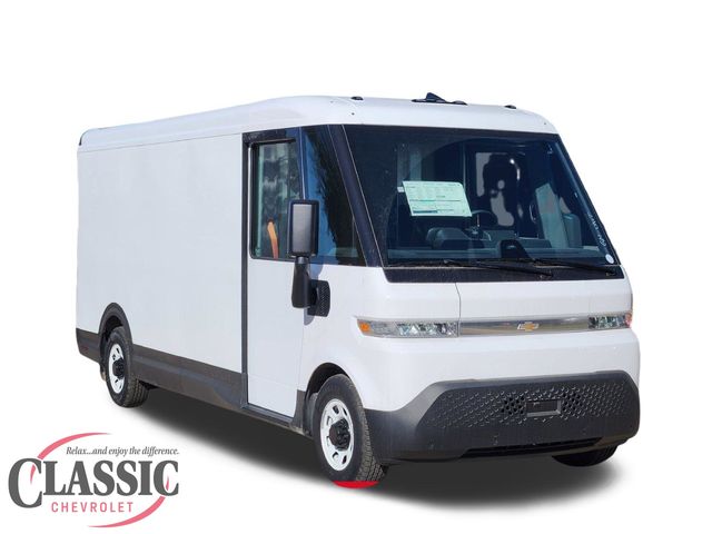 Oyster White 2025 Chevrolet BrightDrop 1-Speed Automatic