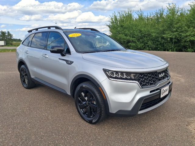 Sparkling Silver 2022 Kia Sorento SUV / Crossover All-Wheel Drive 8-Speed Automatic