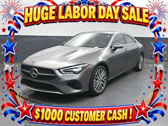 Gray 2025 Mercedes-Benz CLA Coupe All-Wheel Drive 8-Speed Dual Clutch