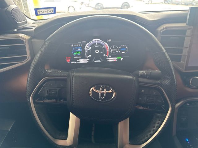 2024 Toyota Tundra Hybrid Limited Beige at Gullo Toyota
