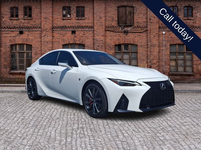 Ultra White 2024 Lexus IS Sedan All-Wheel Drive 6-Speed Automatic