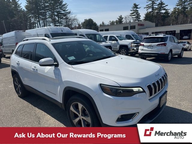 Bright White Clearcoat 2019 Jeep Cherokee Limited 4WD SUV / Crossover Four-Wheel Drive 9-Speed Automatic