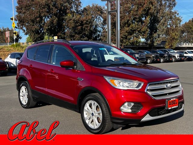 Ruby Red 2018 Ford Escape SEL AWD SUV / Crossover All-Wheel Drive 6-Speed Automatic