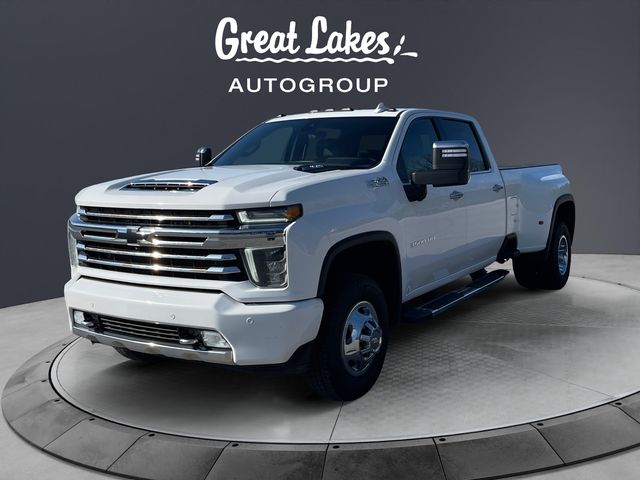 Summit White 2021 Chevrolet Silverado 3500HD High Country Crew Cab 4WD Pickup Truck Four-Wheel Drive Automatic