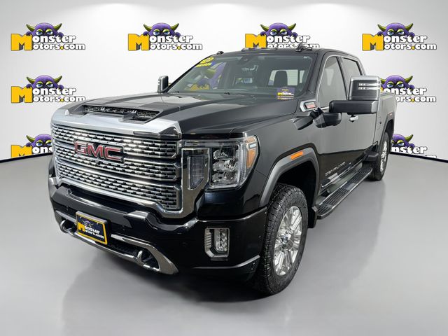 Black 2020 GMC Sierra 2500HD Denali Crew Cab 4WD Pickup Truck Four-Wheel Drive Automatic
