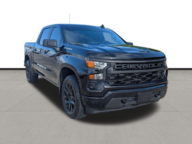 2025 Chevrolet Silverado 1500 Custom Black at DeMontrond Gulf Freeway
