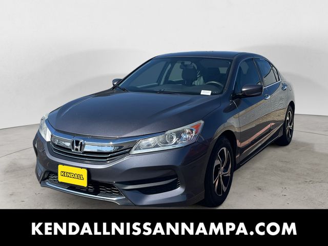 Gray 2017 Honda Accord LX FWD Sedan Front-Wheel Drive Continuously Variable Transmission