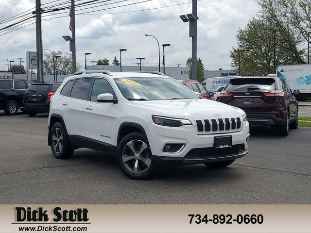Bright White Clearcoat 2020 Jeep Cherokee Limited 4WD SUV / Crossover Four-Wheel Drive 9-Speed Automatic