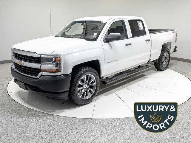 Summit White 2018 Chevrolet Silverado 1500 Pickup Truck Four-Wheel Drive 6-Speed Automatic Overdrive