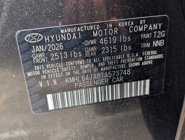 2026 Hyundai Sonata SEL Sport Gray at DeMontrond Gulf Freeway