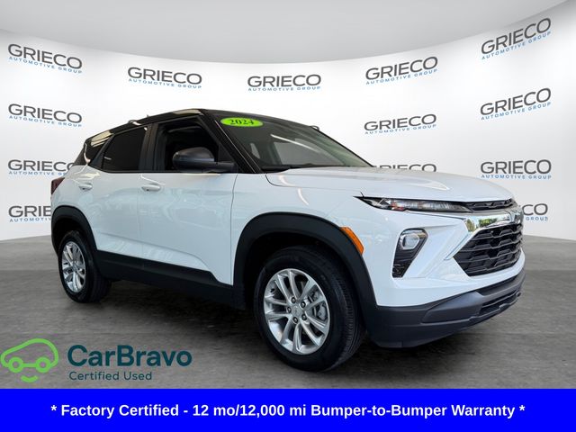 Summit White 2024 Chevrolet Trailblazer SUV / Crossover Four-Wheel Drive 9-Speed Automatic