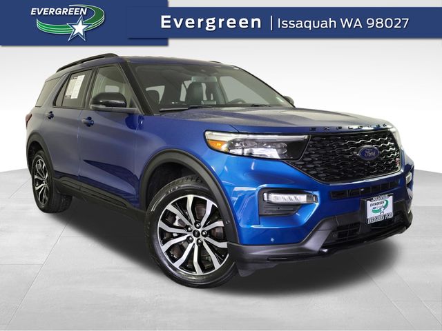 Atlas Blue Metallic 2021 Ford Explorer ST AWD SUV / Crossover All-Wheel Drive Automatic
