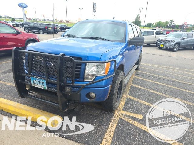 Blue Flame Metallic 2014 Ford F-150 Pickup Truck Four-Wheel Drive 6-Speed Automatic