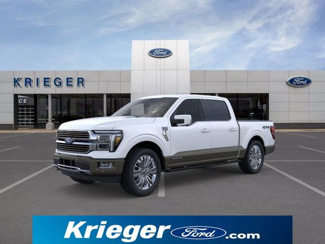 White Metallic 2026 Ford F-150 King Ranch SuperCrew 4WD Pickup Truck Four-Wheel Drive Automatic