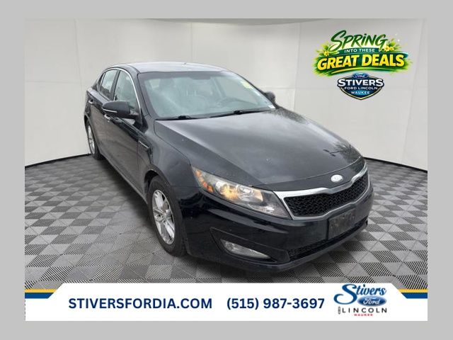 Ebony Black 2013 Kia Optima LX Sedan Front-Wheel Drive 6-Speed Automatic