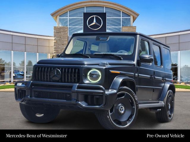 MANUFAKTUR Night Black Magno 2025 Mercedes-Benz G-Class AMG G 63 4MATIC SUV / Crossover All-Wheel Drive 9-Speed Automatic