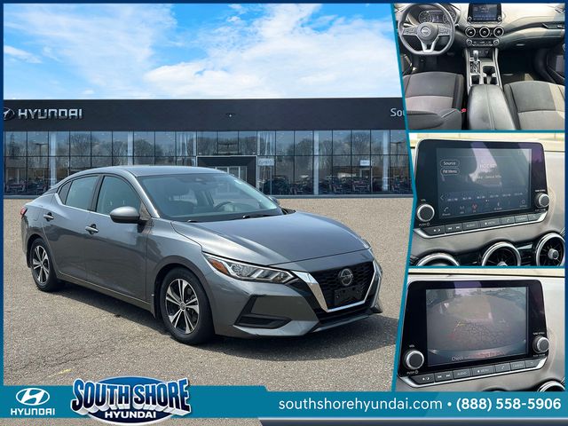 Gray (Gun Metallic) 2021 Nissan Sentra Sedan Front-Wheel Drive Continuously Variable Transmission