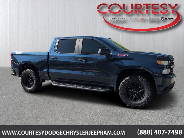 Northsky Blue Metallic 2021 Chevrolet Silverado 1500 Pickup Truck Four-Wheel Drive 6-Speed Automatic Overdrive