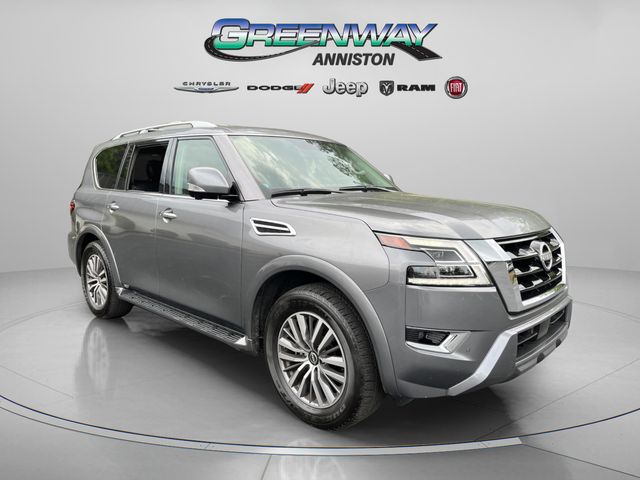 Gray (Gun Metallic) 2024 Nissan Armada SL RWD SUV / Crossover 4X2 7-Speed Automatic