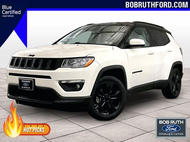 2021 Jeep Compass Latitude White at Bob Ruth Ford