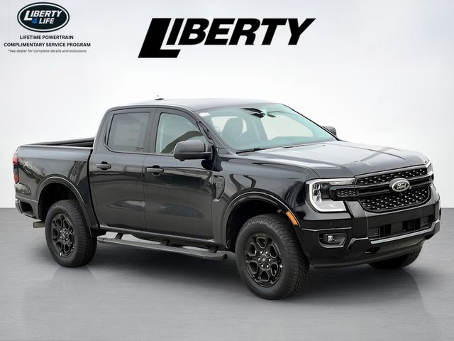 Shadow Black 2026 Ford Ranger XLT SuperCrew 4WD Pickup Truck Four-Wheel Drive Automatic