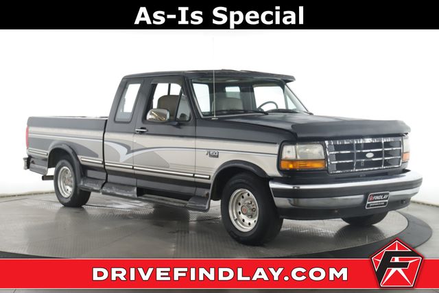 Black 1994 Ford F-150 XL Extended Cab SB Pickup Truck Rear-Wheel Drive 4-Speed Automatic