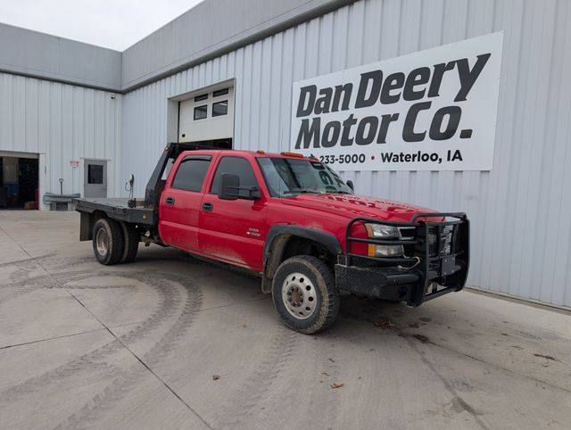 Victory Red 2006 Chevrolet Silverado 3500 Work Truck Crew Cab LB DRW 4WD Pickup Truck Four-Wheel Drive 6-Speed Manual Overdrive