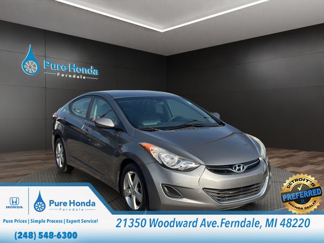 Harbor Gray Metallic 2013 Hyundai Elantra GLS FWD Sedan Front-Wheel Drive 6-Speed Automatic Overdrive