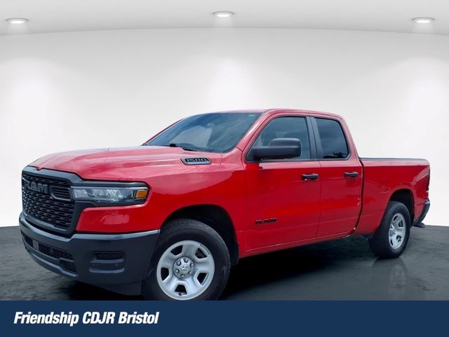 Flame Red Clearcoat 2025 RAM 1500 Pickup Truck Four-Wheel Drive 8-Speed Automatic